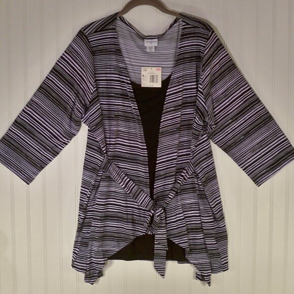 Jaclyn Smith, Long Sleeve Top, 2X - Picture 2 of 7